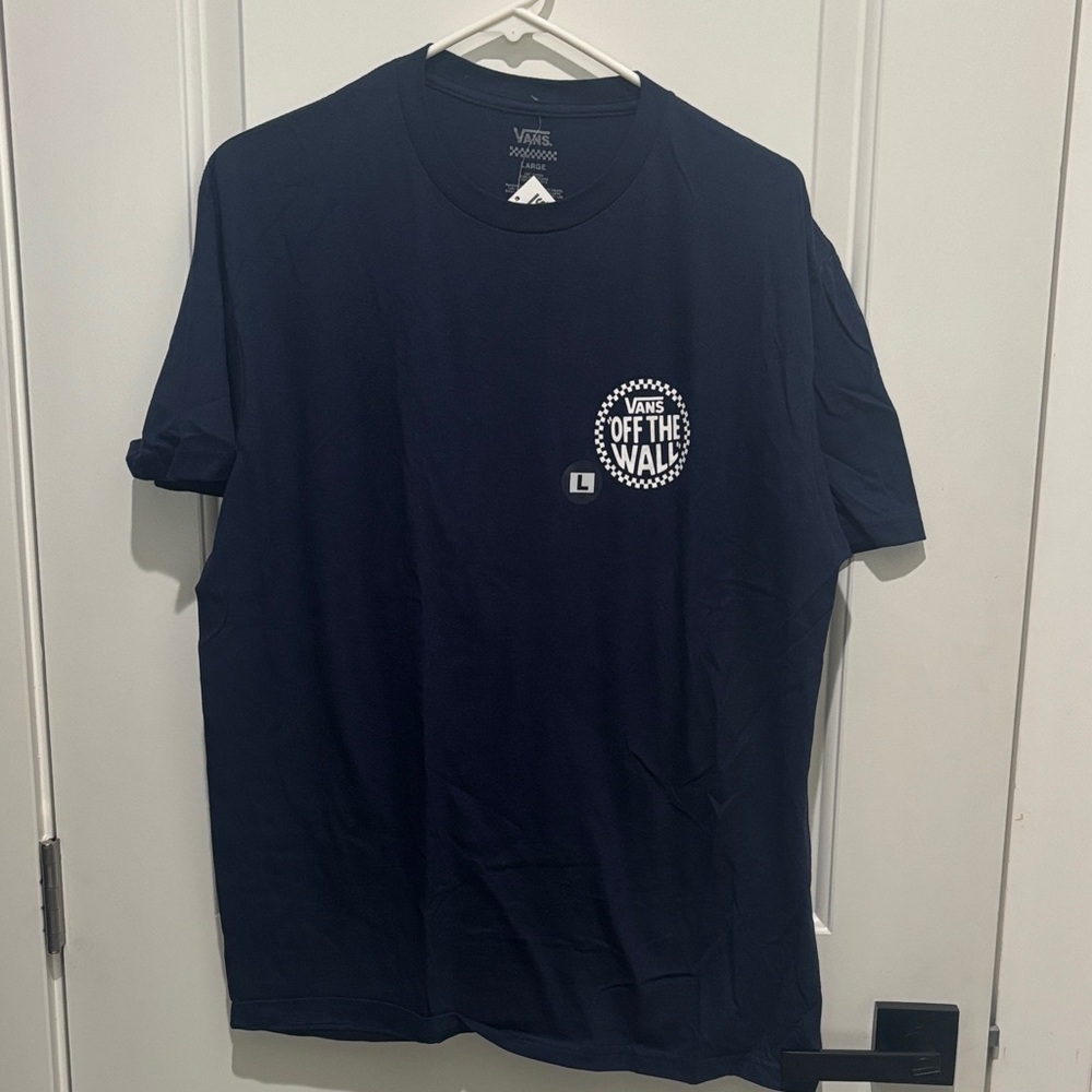 Vans Men's Dark Blue Short Sleeve Tee